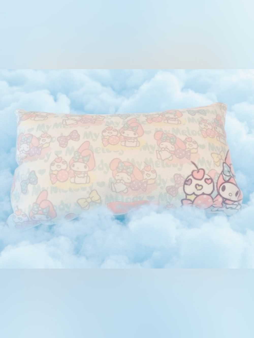 My Melody Pastel Character Pillow Washable 8 X 16 Approx